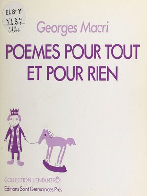 cover image of Poèmes pour tout et pour rien